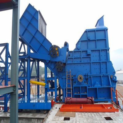 Output Size 10-50mm Scrap Metal Crusher For Scrap Metal Recycling