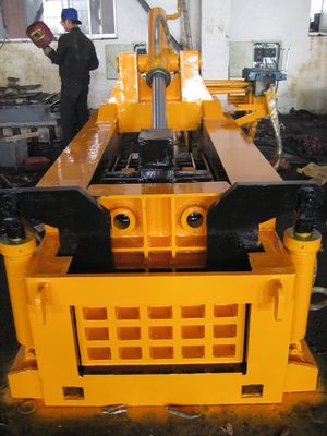 Omron Japan PLC Operation Scrap Metal Baler Machine for High Productivity in Steel Industry and Steel Scrap