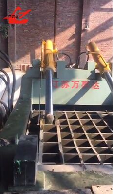 Heavy-Duty 60kW Hydraulic Scrap Metal Baler 2500 KN Force For Rebar And Steel Recycling