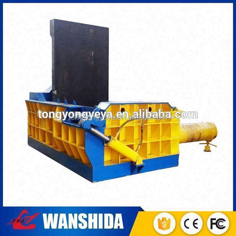 Mitsubishi Or Siemens PLC Scrap Baler For Scrap Metal Processing Needs