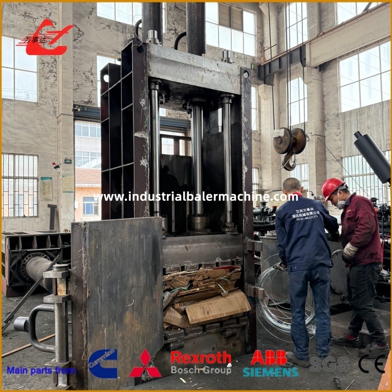 Metal Baler For Packaging Plants — 1000×1100mm Bale Size, 1250kN Force, And Automatic Operation For High-Density Bales