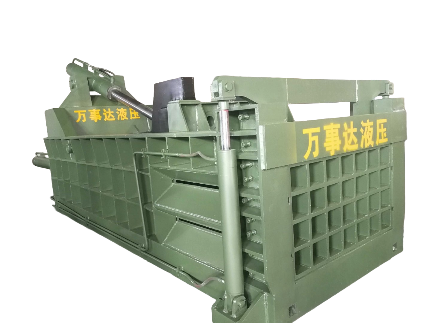 Wear-Resistant 315Ton Hydraulic Metal Baler Front Push Out For Steel Scrap Recycling
