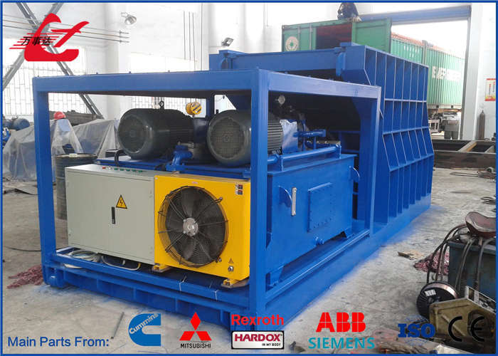 4000kN Cutting Force Horizontal Container Scrap Shear With 1400mm Blade For Steel Plate