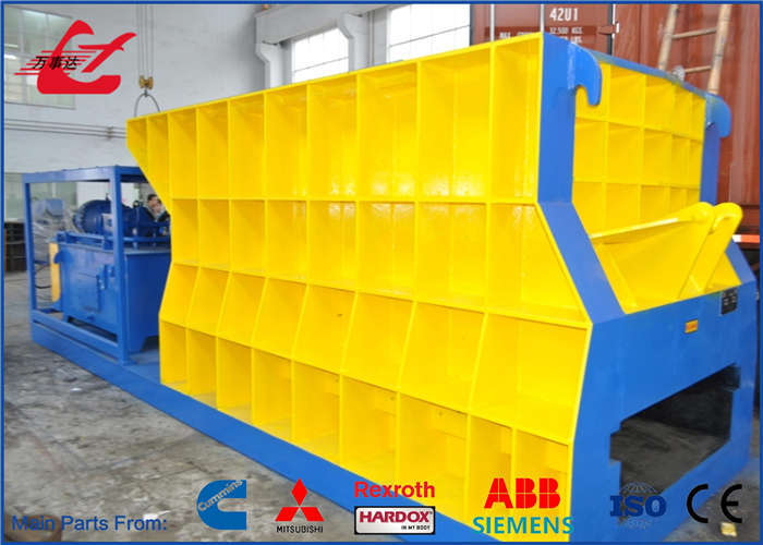4000kN Cutting Force Horizontal Container Scrap Shear With 1400mm Blade For Steel Plate